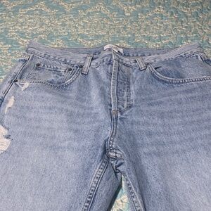 nuuds Light Blue Straight Leg Women's Jean